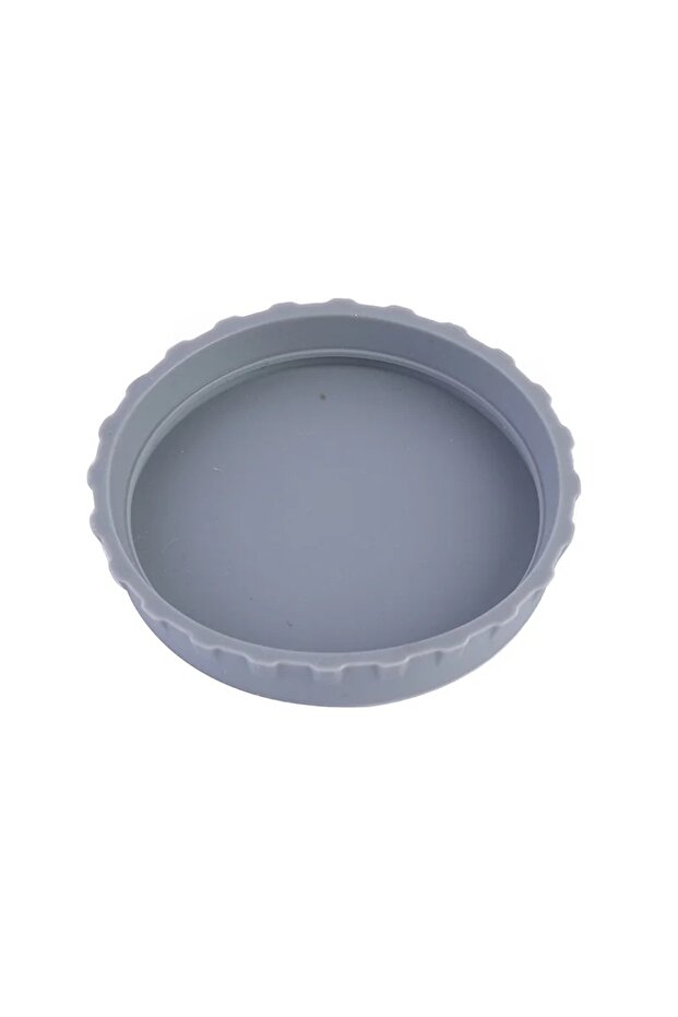 gray Silicone Soda Can Lid Reusable Can Stopper For Soda Beer Drinks Juice Drinks Beverage Leak-proo