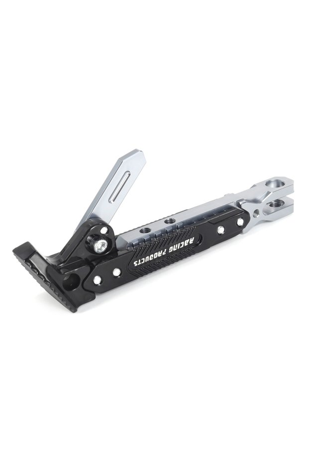 Silver Metal Motorcycle Foot Bracket Motorbike Kick Side Kickstand Parking Bracket Heavy Lift Stand