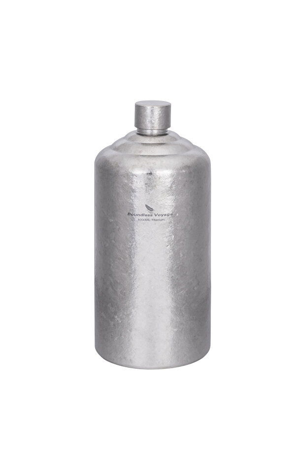 Ti3269D 1000ml ONLY Boundless Voyage Titanium Flask Bottle Whiskey Bottle Leakproof and Portable Liq