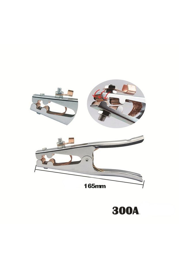 1PC 300A 1PCS Electric Welding Machine Ground Clip 800A Connection Clamp Argon Arc Welding Machine G