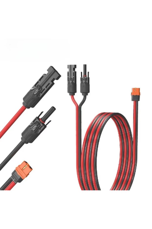 10AWG 1M XT60I Adapter 10/12AWG CableConnect Solar Panel Charge Cable for Solar Generator Portable P