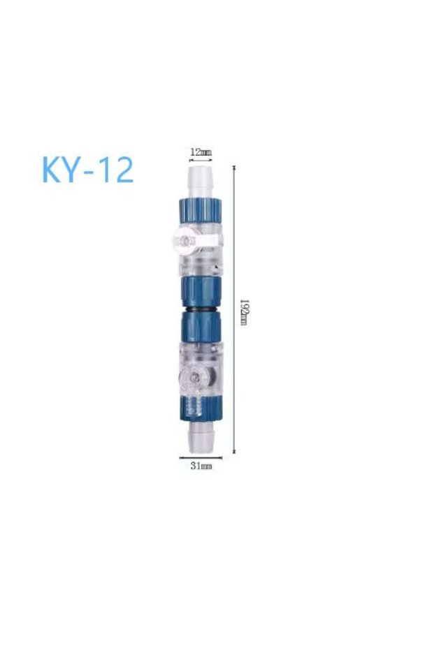 12-12mm Aquarium Filter Water Valve Hose 12/12mm 12/16mm 16/16mm Double Tap Quick Release Connector