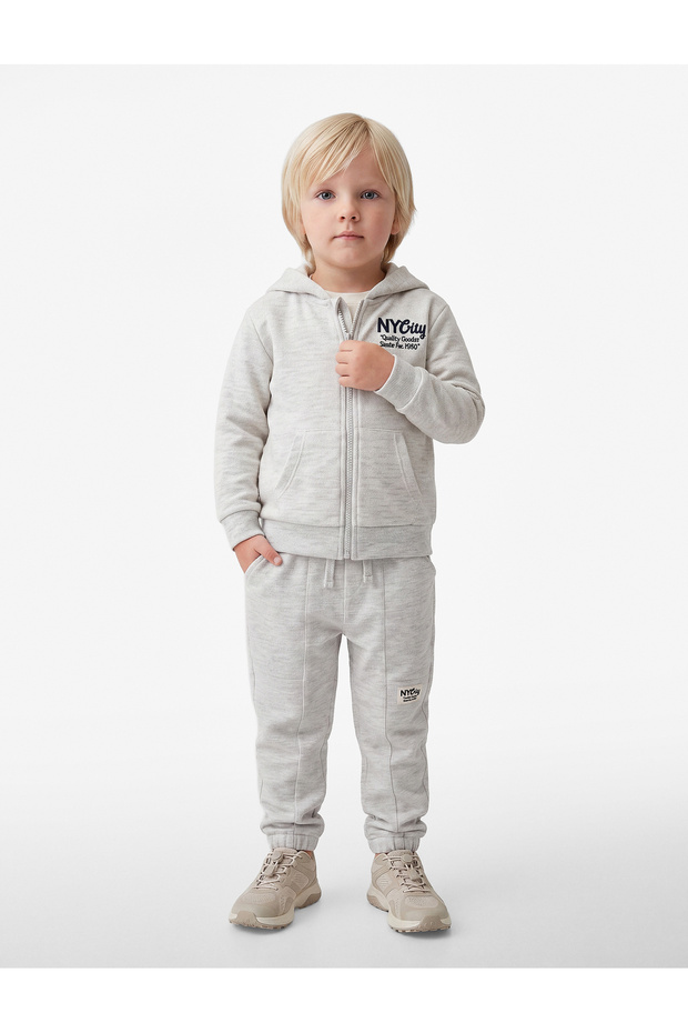Oversized Sweatpants with Pockets and Tie Waist