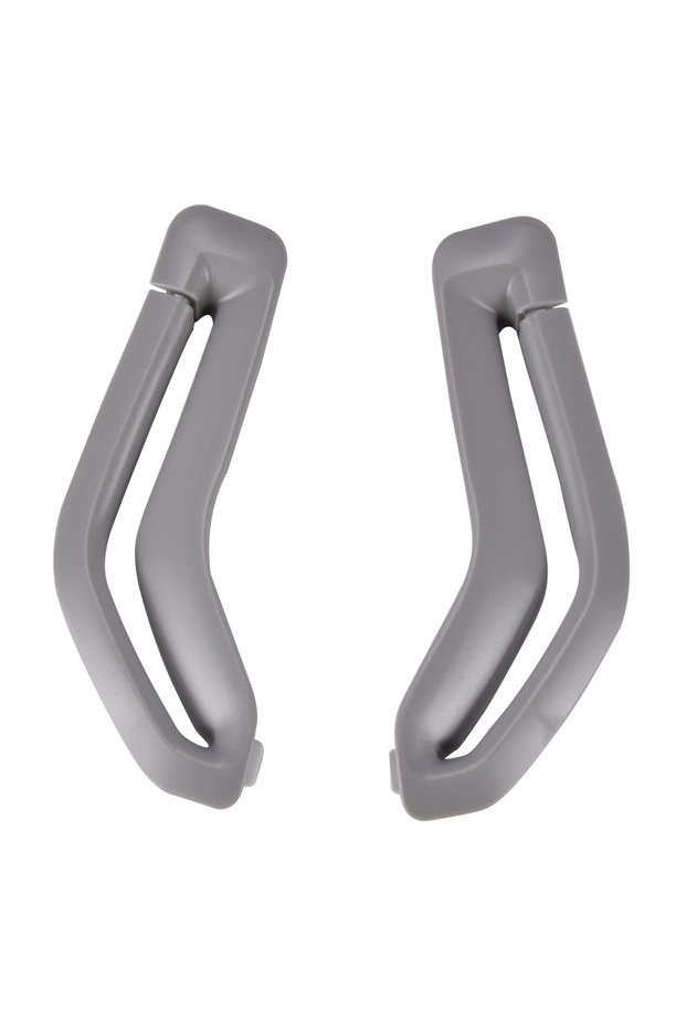 Grey-1set 39885877&39885875 Left Right Seat Belt Retractor Guide Ring Belt Selector Gate Seat Belt T