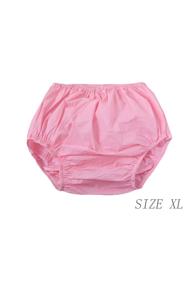 pink XL Reusable Adult Diaper Cover Elastic Waist Incontinence Shorts for Elderly Men And Women Wash