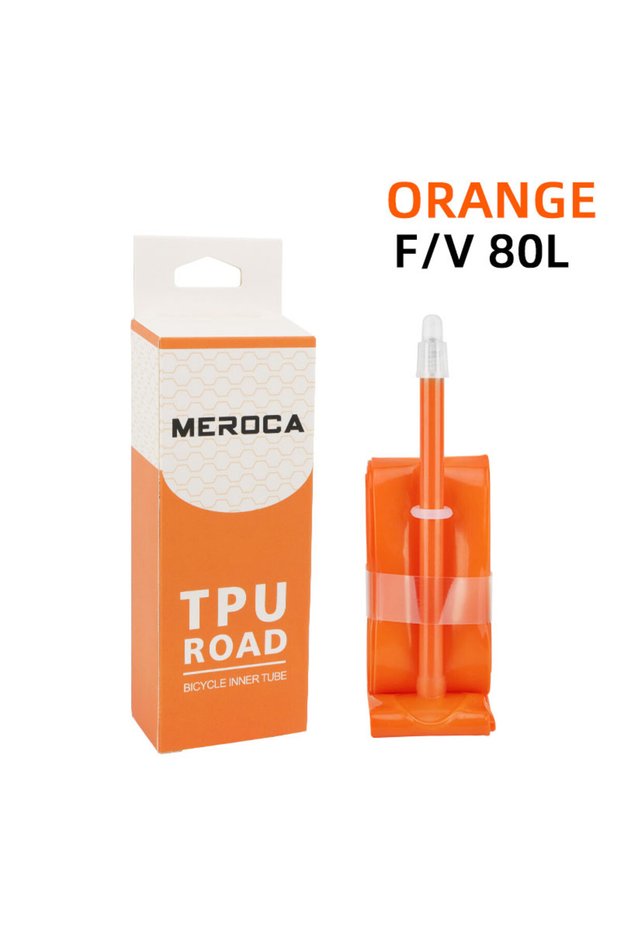 Presta Valve 700c 23-35C Orange FV 80L MEROCA Road Bike TPU Inner Tube 700x23-32C FV 45L/65L/80L Ult