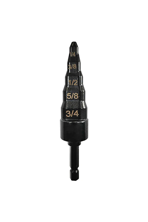 Imperial Black 5 In 1 Air Conditioner Copper Pipe Expander Swaging Drill Bit Set Swage Tube Expander