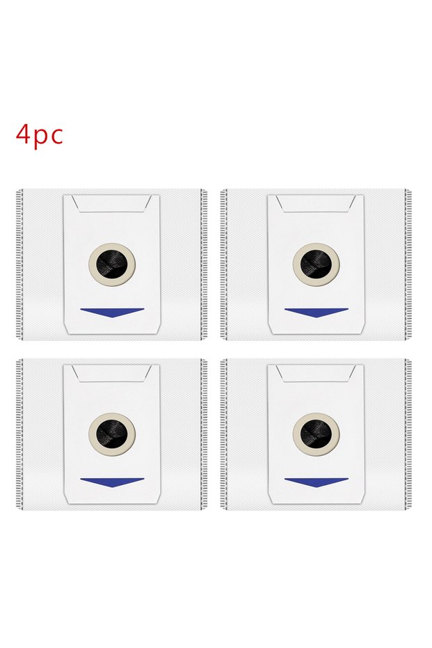 4pc Dust Bags For ECOVACS T30 PRO/T30 PRO OMNI/T30 Omni/T30 Max/T30/DDX14/ YEEDI M12 Pro+ Robot Vacu