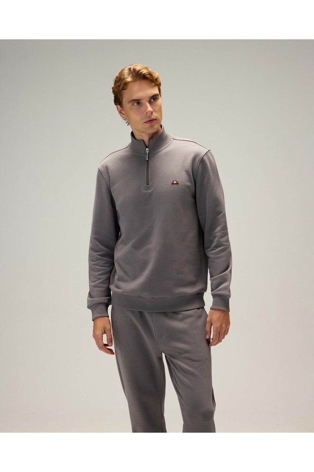 Half Zipper Anthracite Men's Sweatshirt 5Wm3580