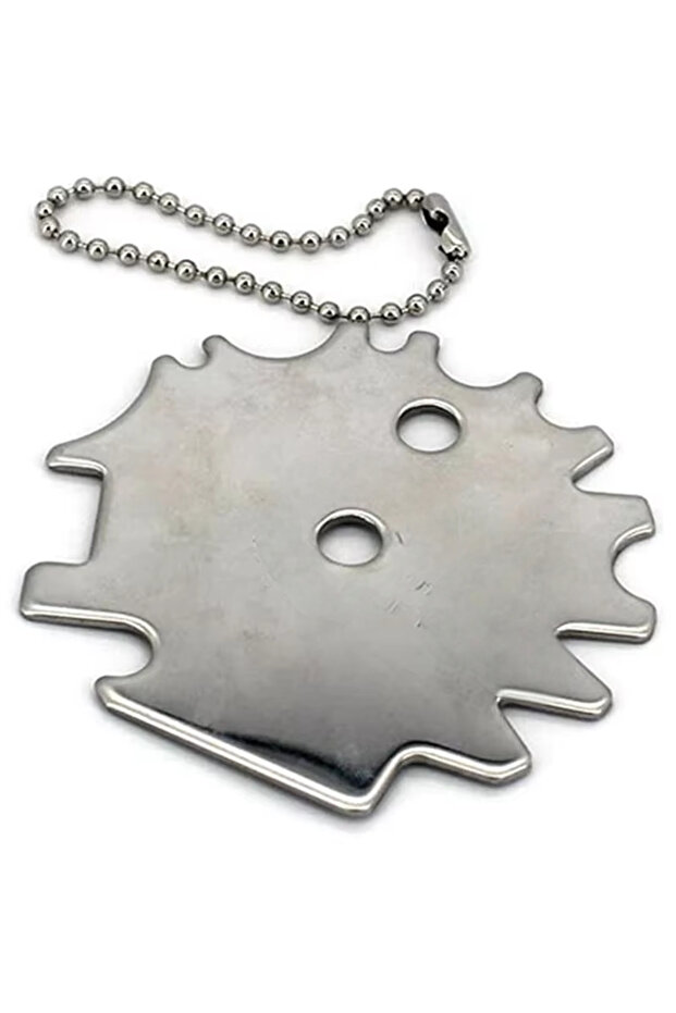Silver Portable Metal BBQ Grills Grate Cleaner Cleaning Barbecue Scraper Scrubber Tool Grill Cleanin