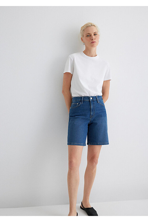 Eliana Everyday Dark Jean Shorts 1411221-89749