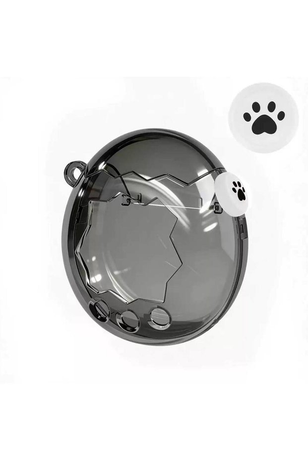 translucent black For Tamagotchi Paradise Clear PC Protective Case And Button Cap Electronic Pet Mac