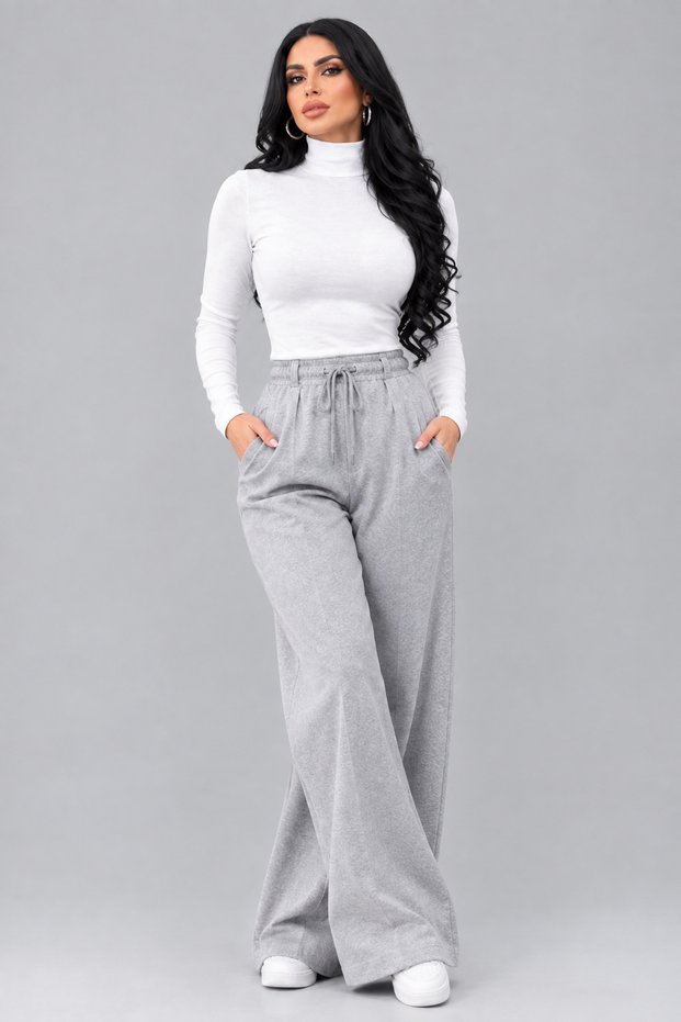 Women's full fisherman ribbed sweater