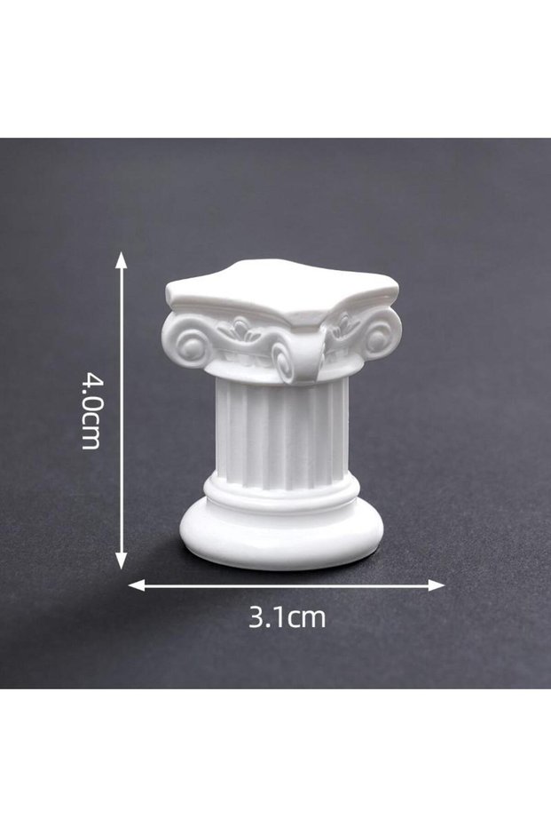 A1 〔W〕Roman Pillar Greek Column Statue Pedestal Candlestick Stand Figurine Sculpture Indoor Home Din