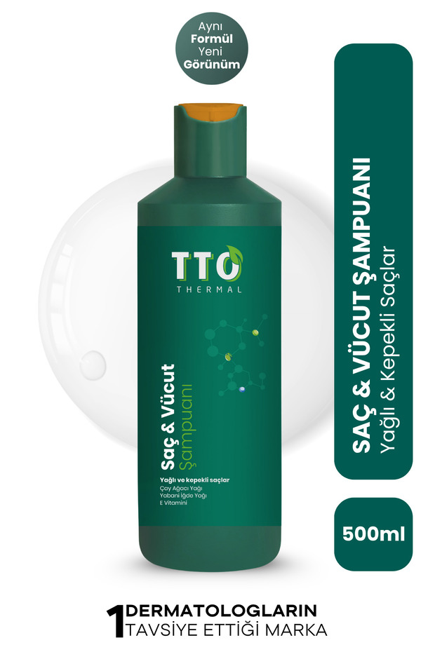 Hair and Body Shampoo Anti-Dandruff and Anti-Hair Loss 500 ml Tea Tree Oil Thermal