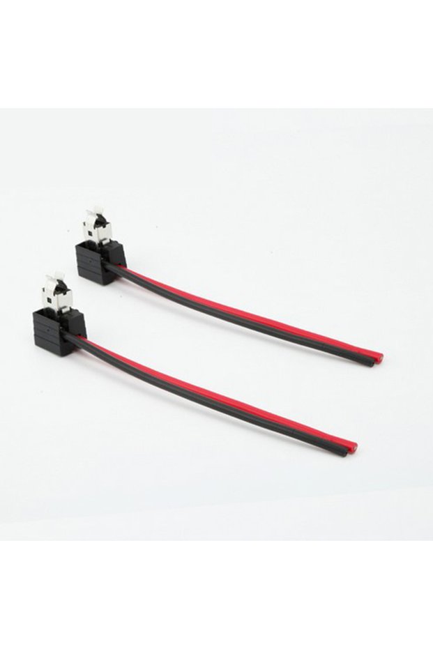 2PCS 2Pcs Headlight Bulb Socket Wiring Harness Connector Plug Adapter Line For H1 Bulb Car Headlight