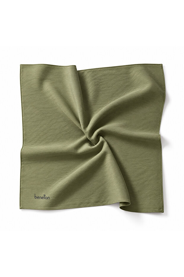 Siena Scarf 1022 014 Green Plain Pattern