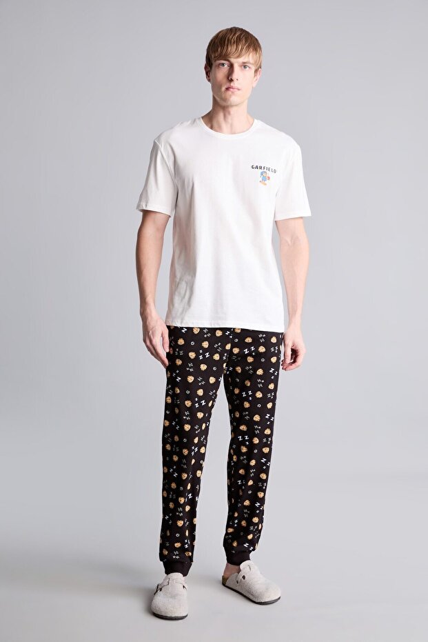 Garfield New Regular Fit Short Sleeve Pajama Set I2912Ax26Au