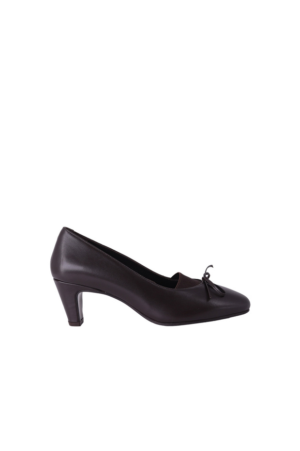 Women's High Heels Thick Heel Genuine Leather