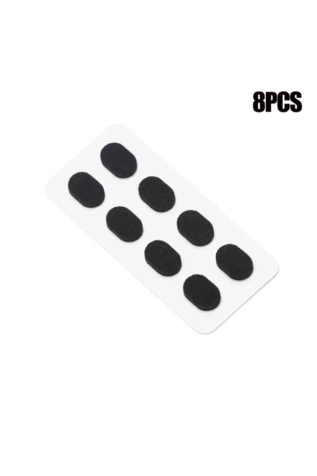 8-Black 16/32 PCS OOLVS Soft Foam Nose Pads Self Adhesive Non-Slip Eyeglass Nose Pads, Thin Nosepads