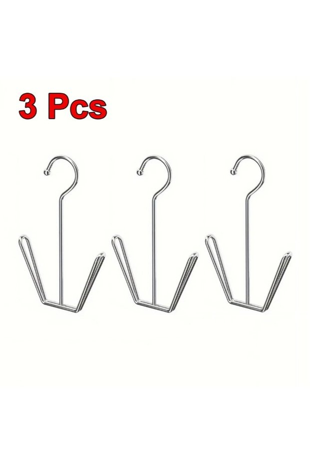 3 Pcs 1/3/5Pcs Durable Stainless Steel Shoe Rack Hanger Space-Saving Metal Storage Hook for Coats Ha