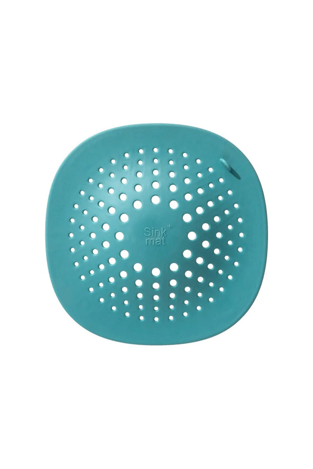 14.5cmX14.5cm 1 PC Green Multi-Purpose Sink Strainer, Anti-Clogging Drain Cover with Odor-Proof Desi