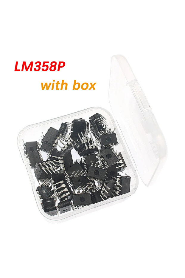 YTDMEN 10pcs with box 10-50pcs LM358 LM358P Operational Amplifier DIP8 IC Chip Kit Integrated Circui