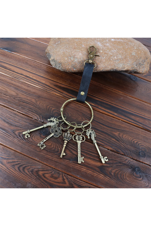 Style A Retro Metal Keychains Circular Rings Cosplay Belts Medieval Clothing Accessories Renaissance