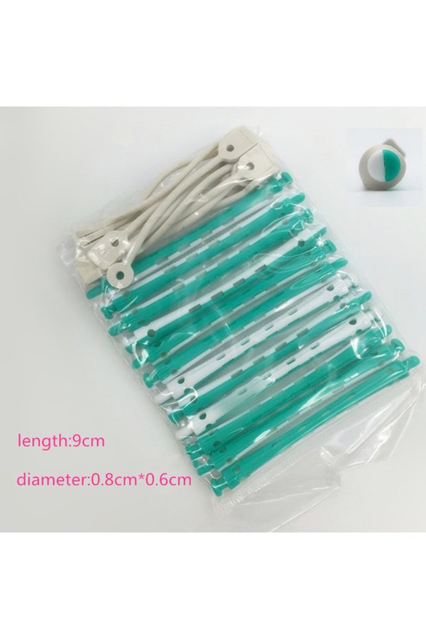 1 12pcs Heatless Hair Curler No Heat Hair Rollers Soft Curling Rod Pull Core Lazy Curls Flexi Rods W