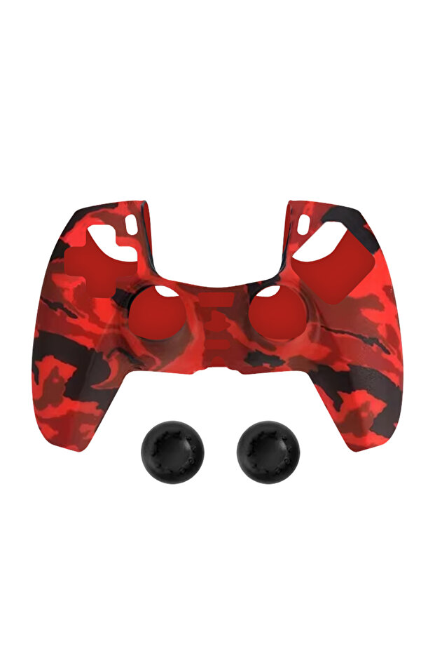 Hong DATA FROG Camo Silicone Protective Skin Cover for PS5 Controller Anti-Slip Grip Case Gaming Acc