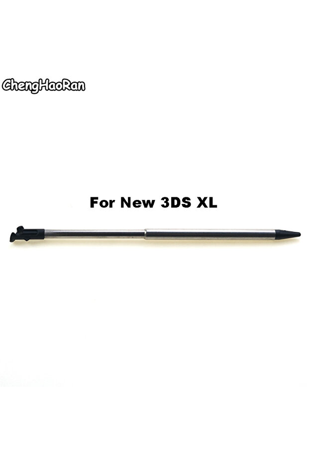 New 3DS XL Metal 1PC Black Metal Telescopic Stylus Plastic Stylus Touch Screen Pen for 2DS 3DS New 2