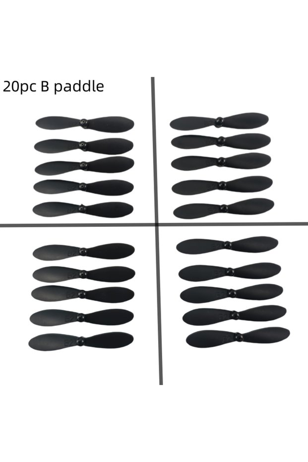 20pc B paddle 42mm 20pcs 42mm Propeller 0.8mm Bore Four Axis Forward and Reverse Propeller Aeromodel
