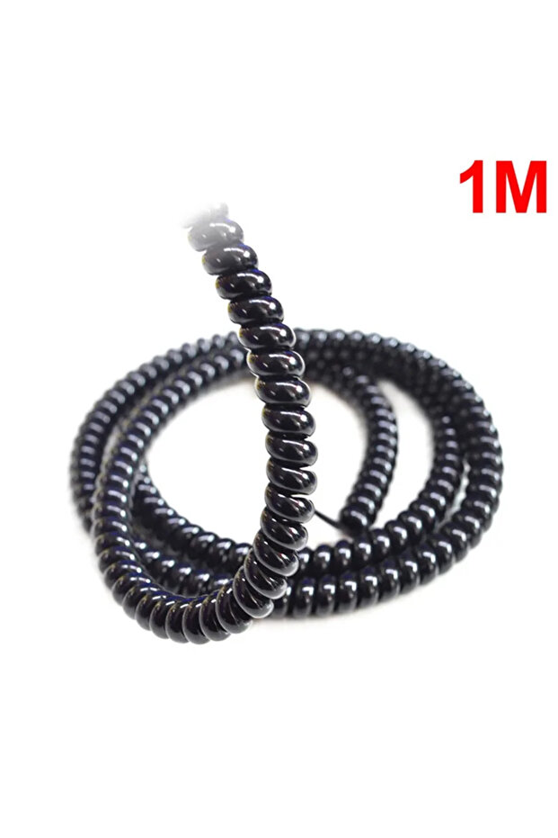 Black6mm1PC 1/2PCS Bicycle Harness Spiral Wrap TPU Protective Sleeve for E-Bike Brake Wire Cables Po