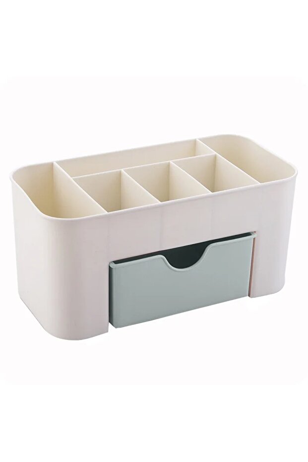 Green Nails Art Plastic Organizer Container Gel Polish Remover Cleaning Cotton Pad Swab Box Storage