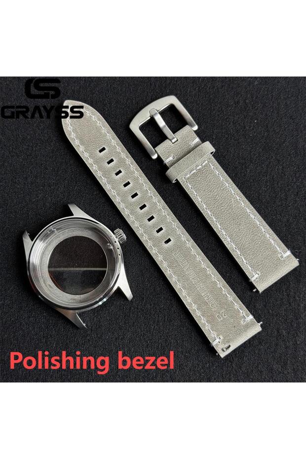 36mm NH35 NH36 A-p-glass back Retro 36/39mm Pilot Little Prince Watch Case Stainless Steel Sapphire