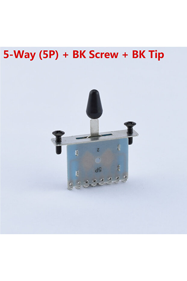5P-BK-BK 【Made in Korea】Genuine Alpha Electric Guitar Pickup Selector Switch 5-Way / 3-Way / 2502N