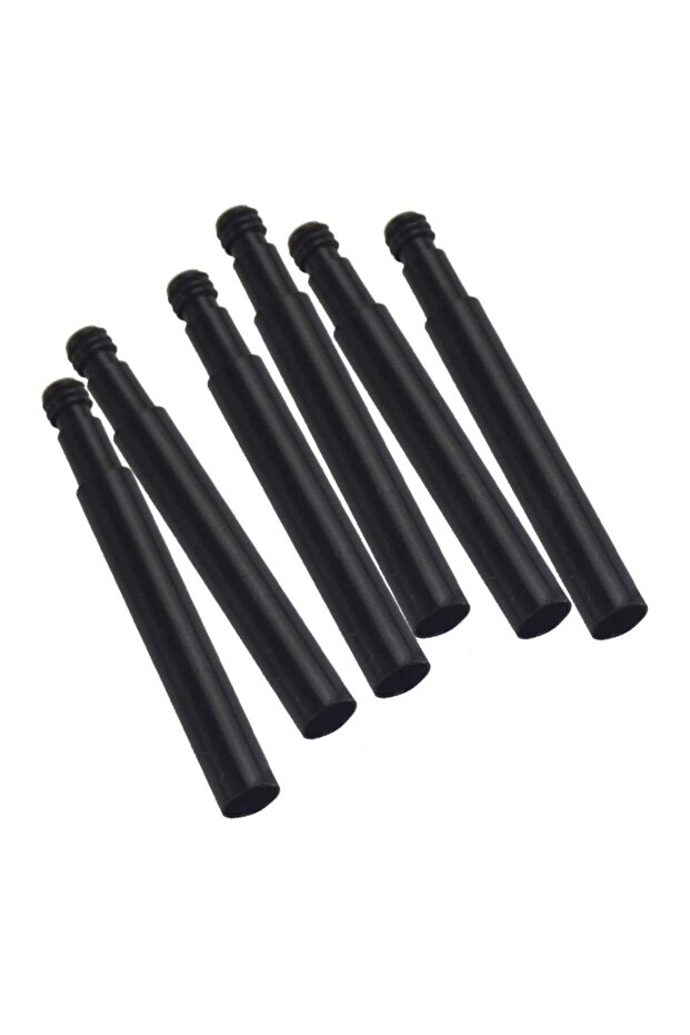 Black60mm6PCS-a 6PCS Racing Presta Valve Extenders Black Aluminum 40/50/60/70mm for Deep Rim Wheels