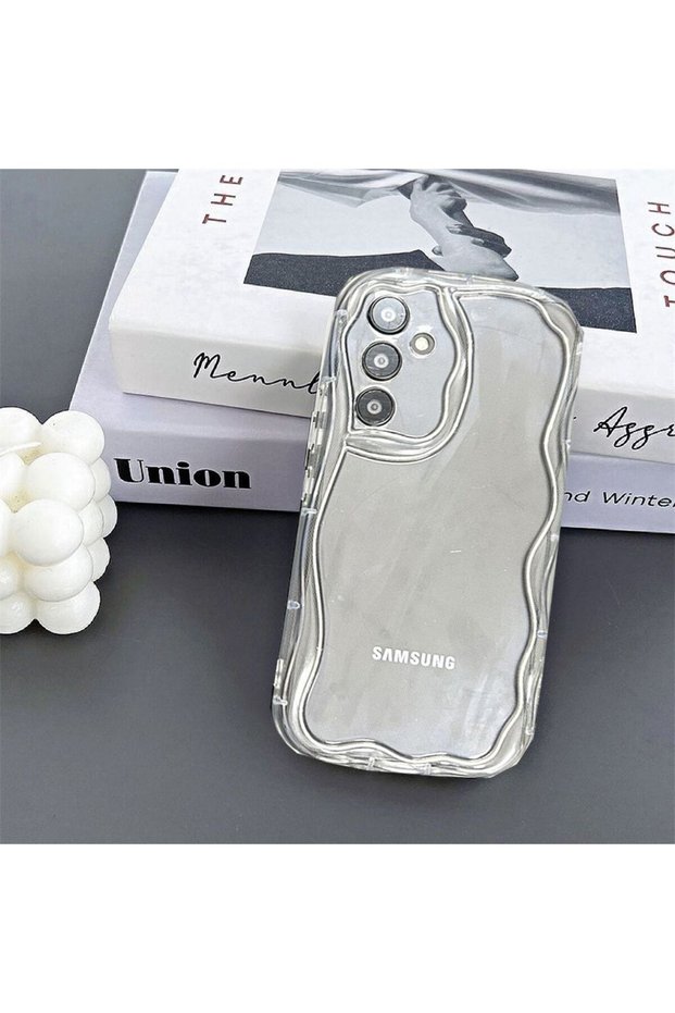 A55 5G Transparent Clear Soft Wave Phone Case for Samsung A55 A54 A53 5G A52 A15 A14 A13 A35 A34 A24