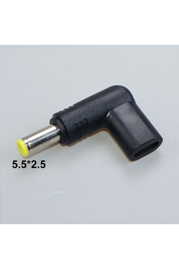 19.5V 5.5-2.5mm 5V 9V 12V 15V 19.5V TypeC to DC Jack Plug Charge Adapter Converter for Router Tablet