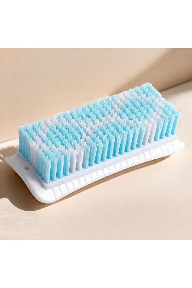 Blue Durable Hard Bristle Laundry Brush Long-lasting Cleaning Brush No Edding Home Use Clothes And O