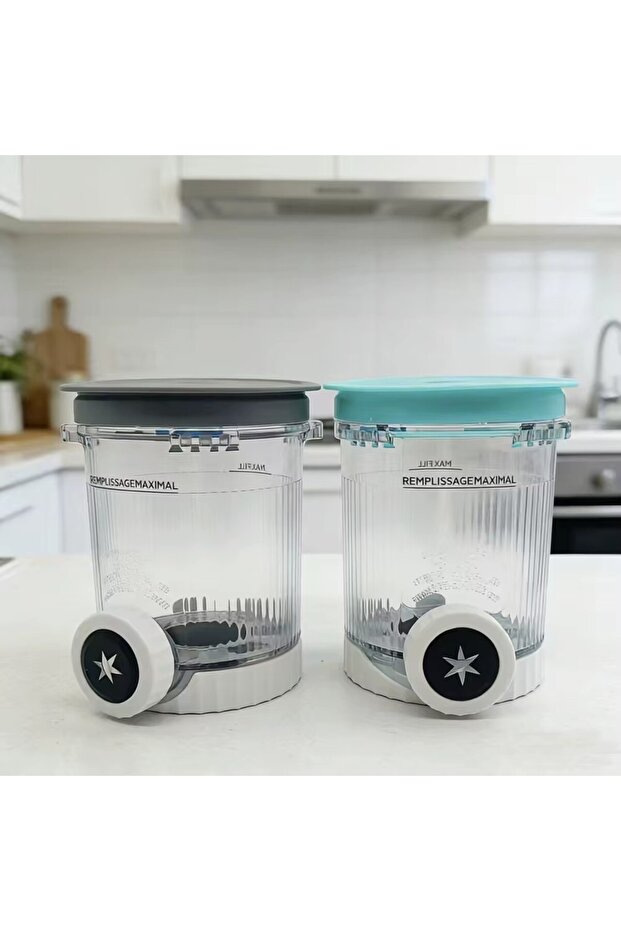 grey blue 2pcs Containers Replacement for Ninja Swirl by Creami Pints and Lids Creami Swirl Pint