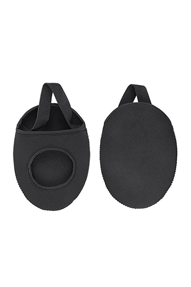 1 Pair-Black 1 Pair Cycling Shoes Covers Windproof Half Palm Toe Protector MTB Road Bike Overshoes W