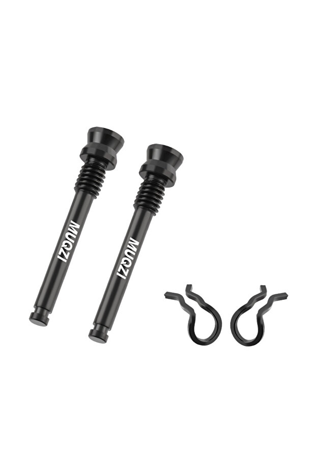 Black 2pcs MUQZI 2pcs Titanium Bolts Bicycle Disc Brakes Caliper Lightweight Mounting Screws Road MT