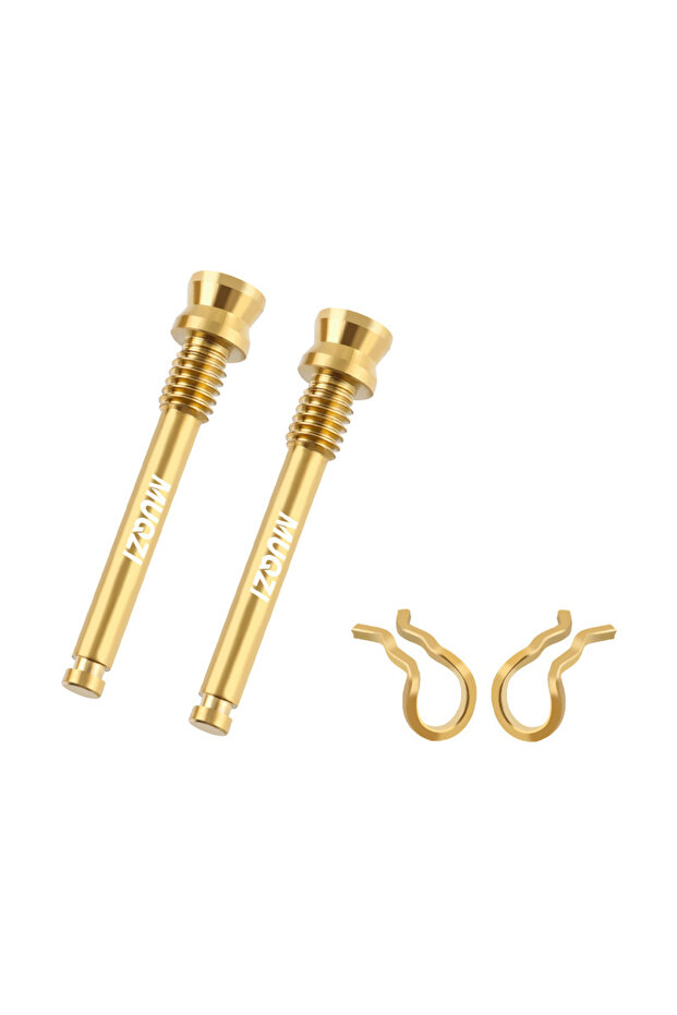 Glod 2pcs MUQZI 2pcs Titanium Bolts Bicycle Disc Brakes Caliper Lightweight Mounting Screws Road MTB