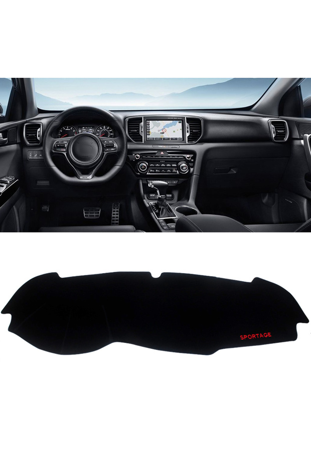 Black border LHD Car Dashboard Cover Dash Mat Sun Shade Instrume Panel Carpets Accessories For Kia S