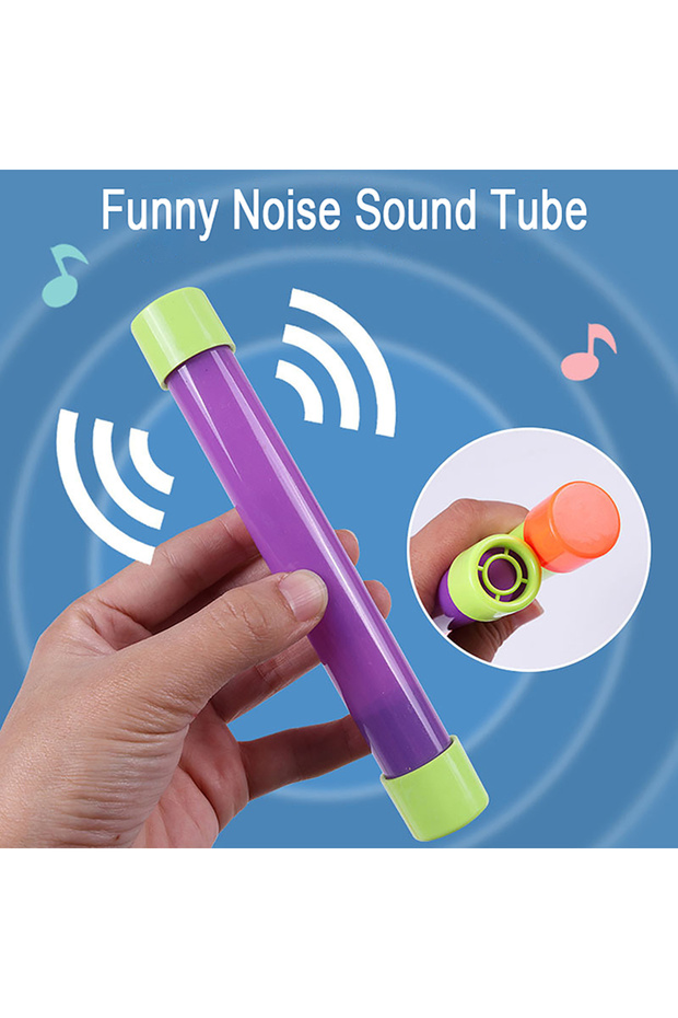 Plastic Tube Shake Farting Tube Tricky Prank Kids Toys Funny Noise Sound Tube Toys Noise Maker To...
