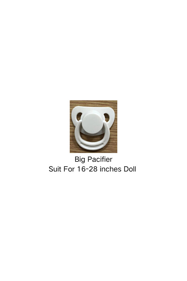 10 PCS White Big Pacifier 10 PCS/Lot Mini Pacifiers Reborn Baby Doll Pacifier Nipples Fits 9 Inches