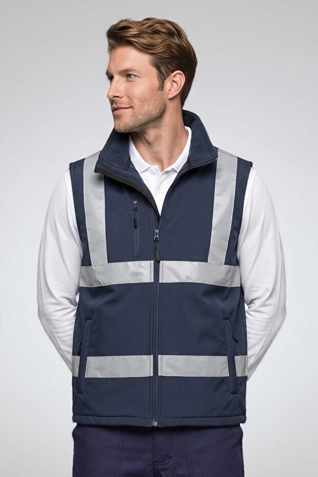 Class Softshell Reflektörlü Yelek