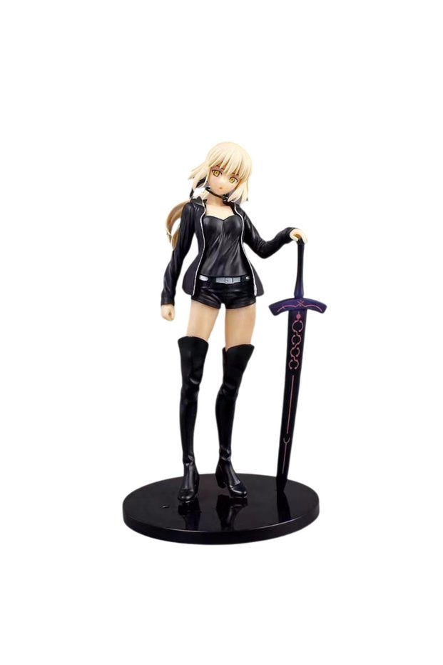 Bandai OPP bagged 23cm Anime Fate/Grand Order Figure Casual Clothes Saber Doll PVC Action Figure Col