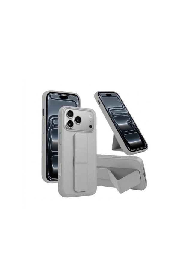 Cover case for iPhones with grip 18 pro gray